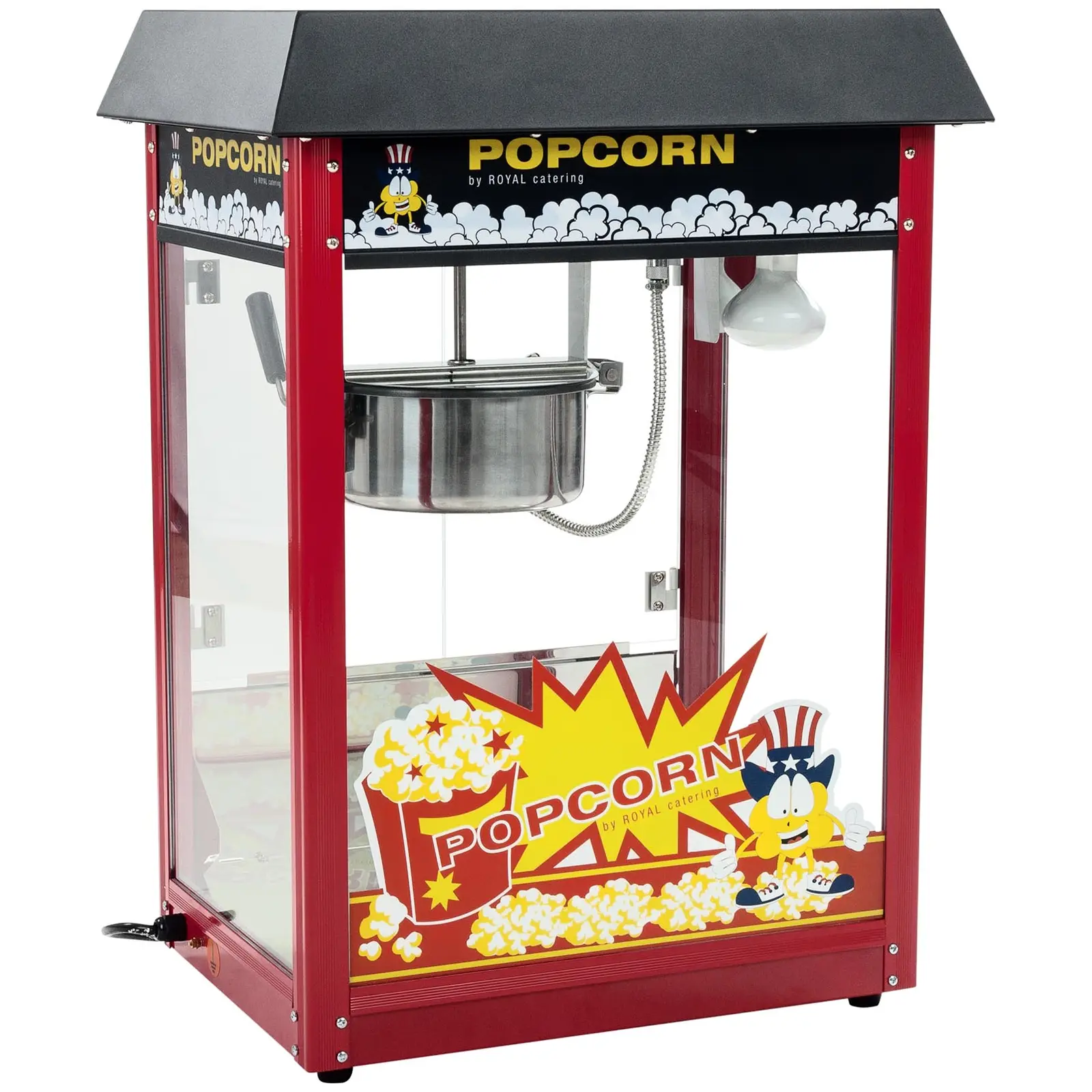 Maszyna do popcornu - czarny daszek