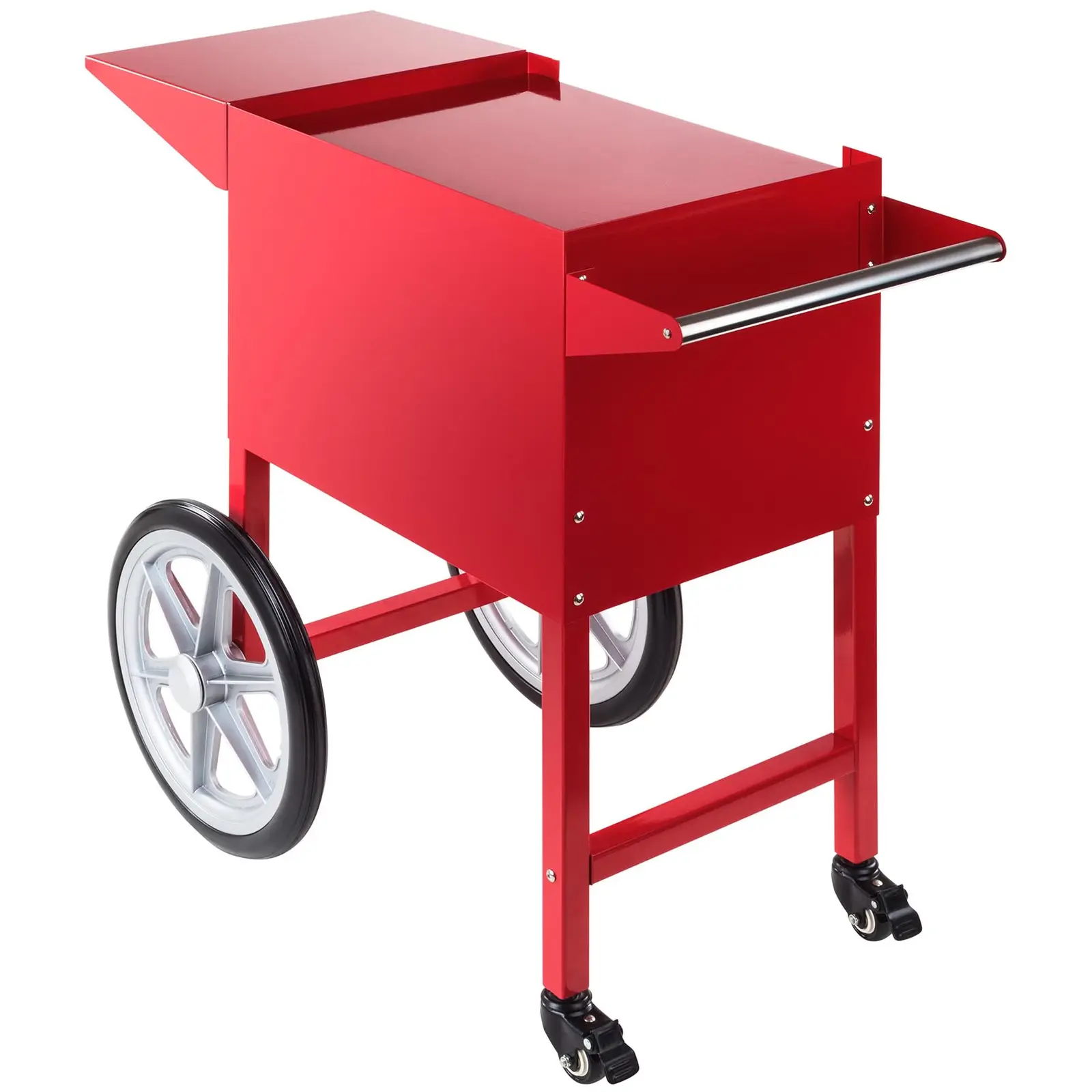 Wózek do popcornu - 51 x 37 cm - czerwony