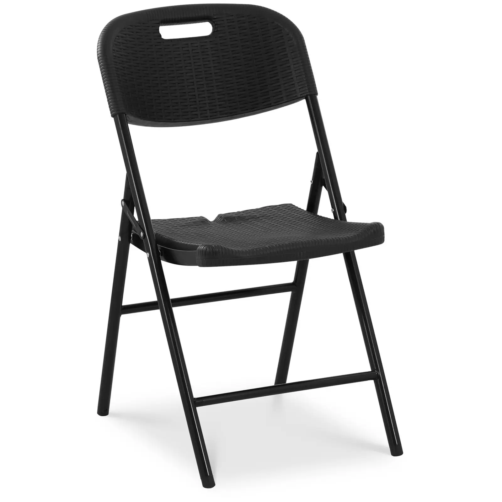 Krzesło cateringowe - 180 kg - siedzisko: 40 x 38 cm - czarne