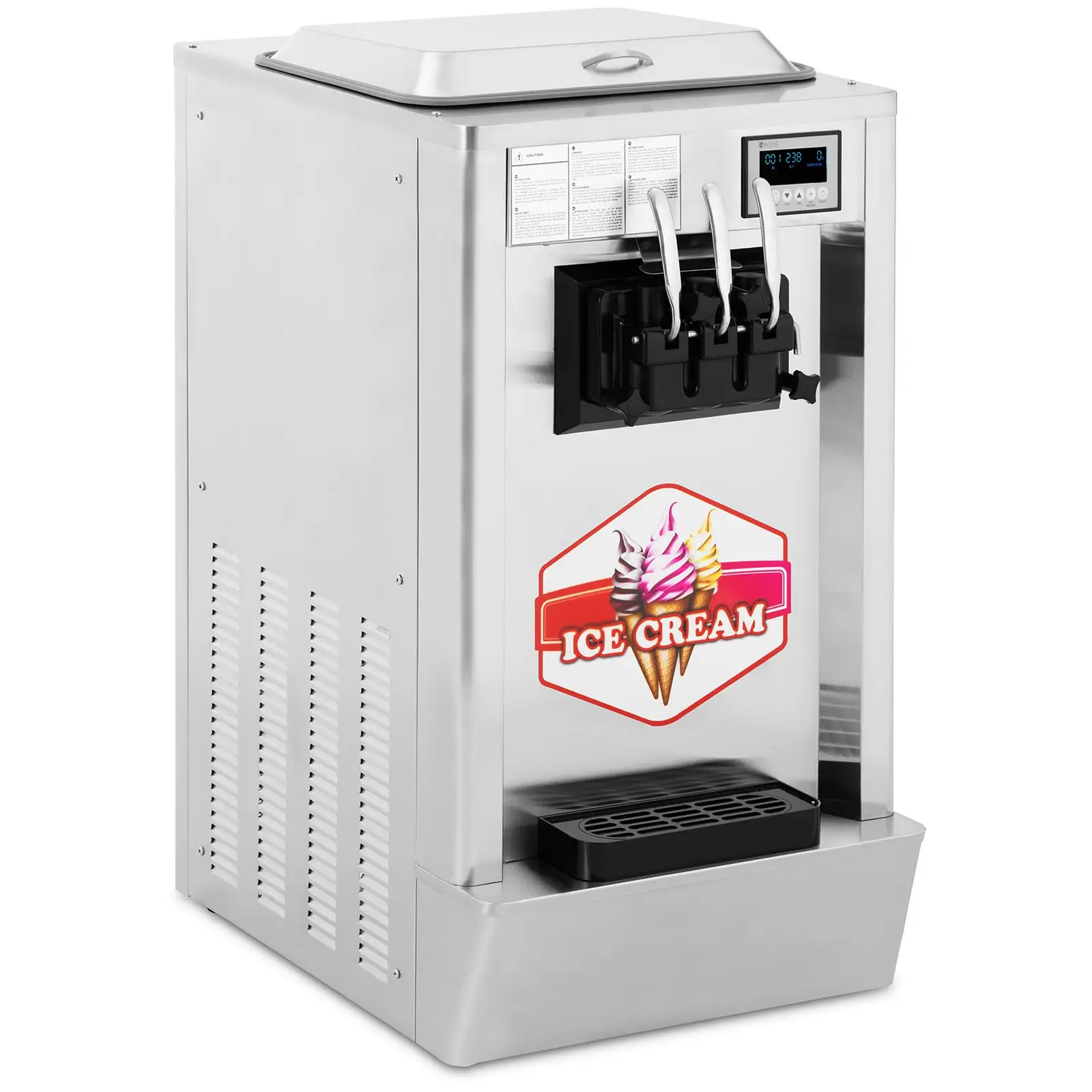 Maszyna do lodów włoskich - 1550 W - 23 l/h - 3 smaki - Royal Catering