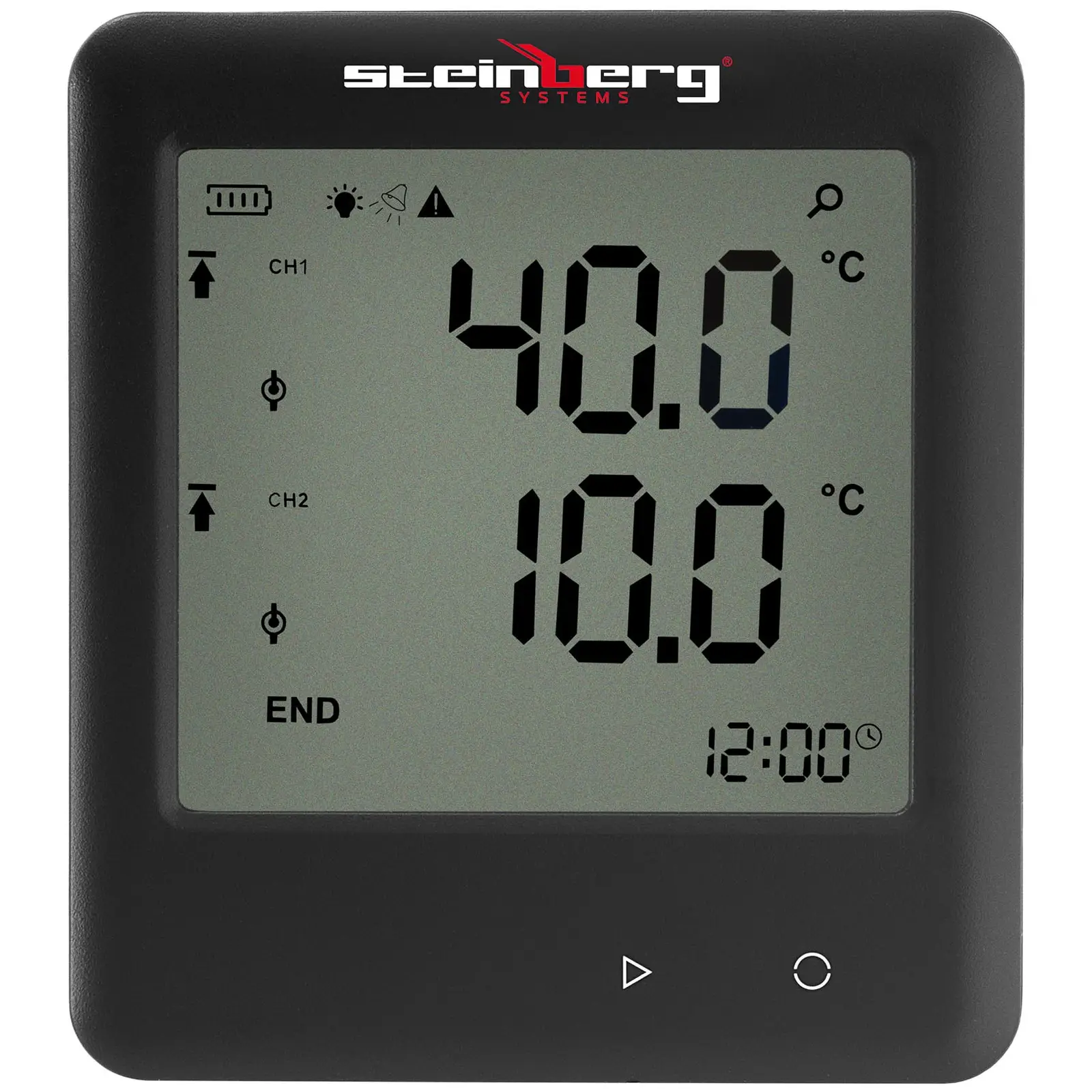 Rejestrator temperatury - od -40 do 125°C - LCD