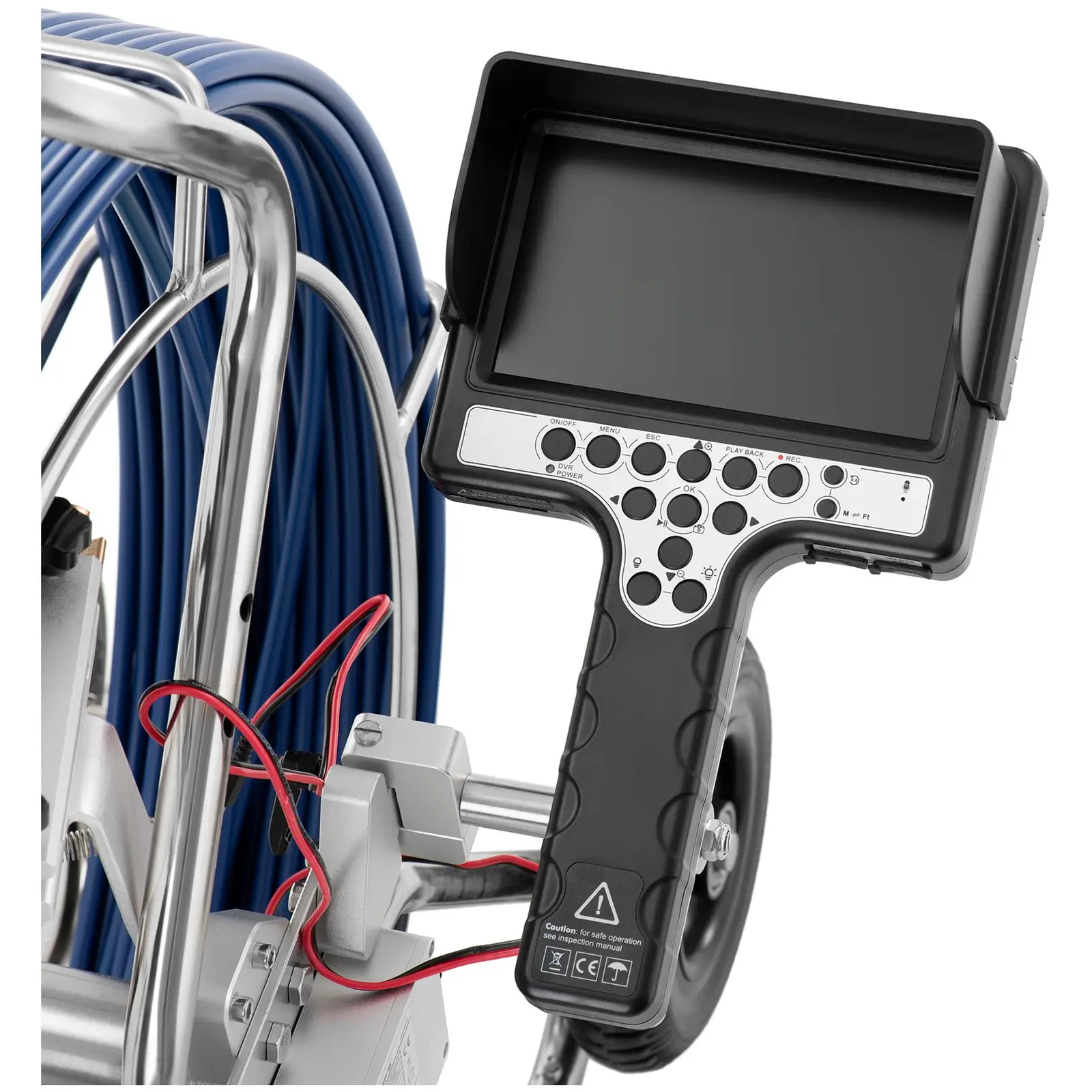 Kamera inspekcyjna - 60 m - 6 LED - 7-calowy wyświetlacz IPS