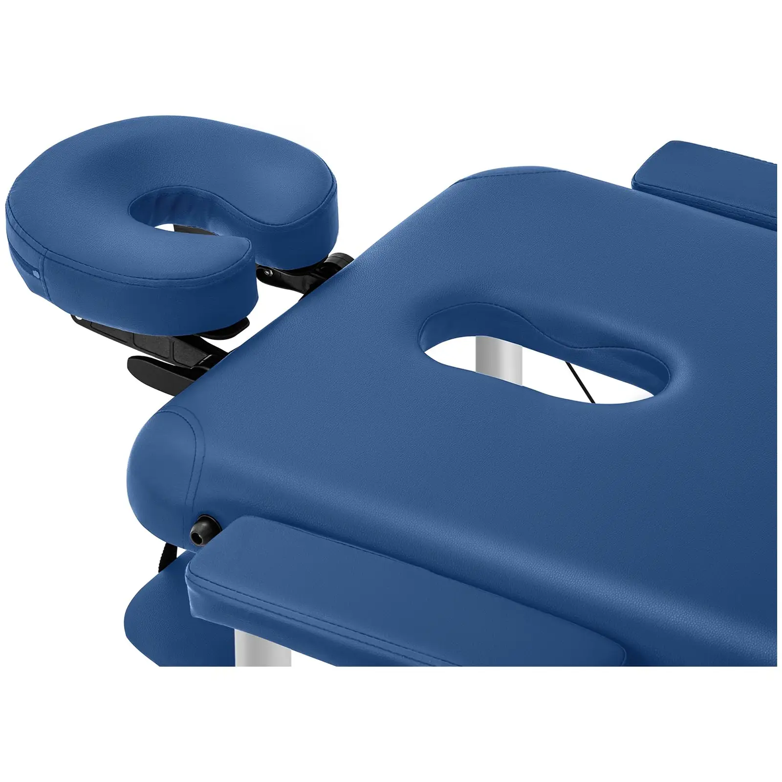 Składany stół do masażu - 185 x 60 x 60 - 81 cm - 180 kg - niebieski