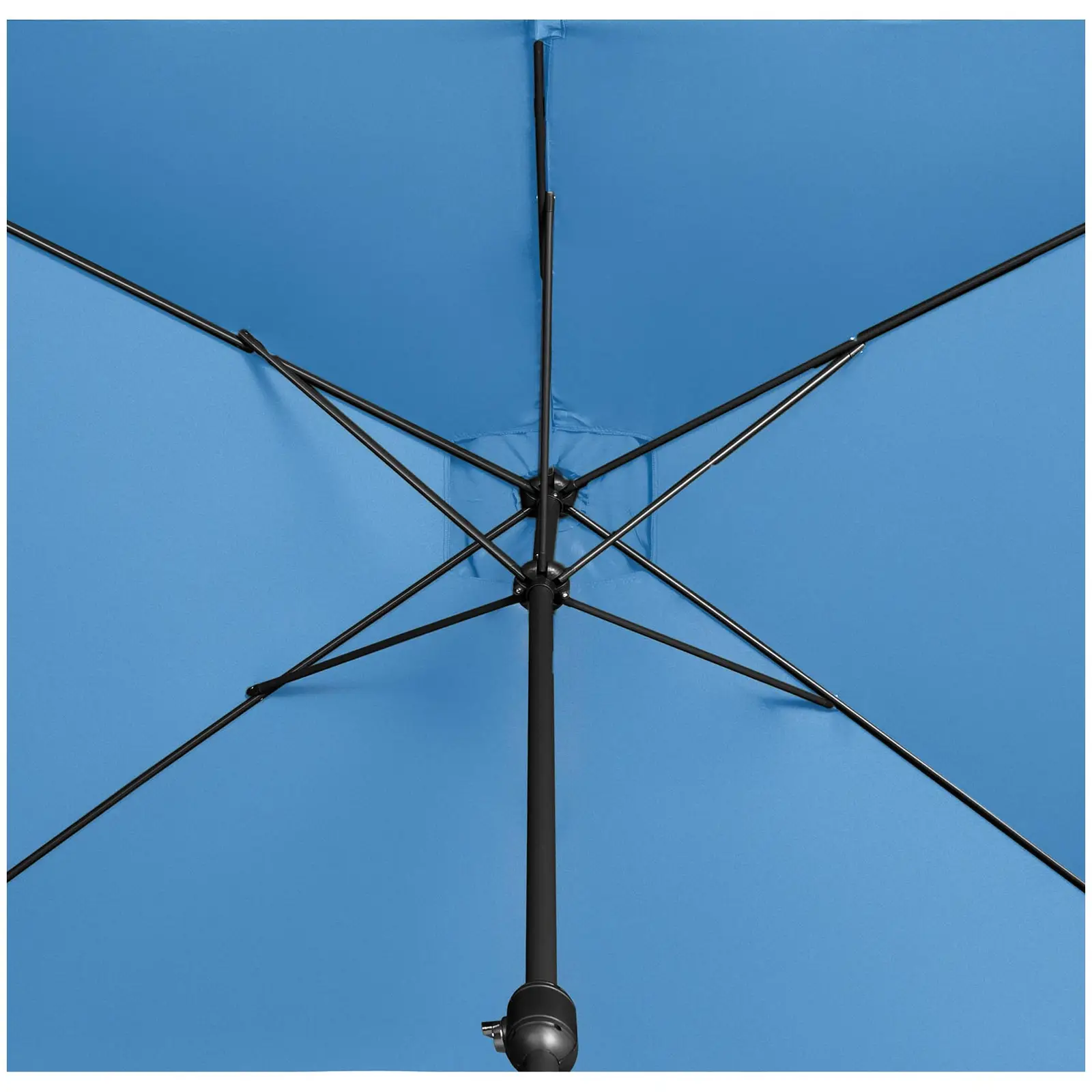 Parasol ogrodowy - niebieski - prostokątny - 200 x 300 cm