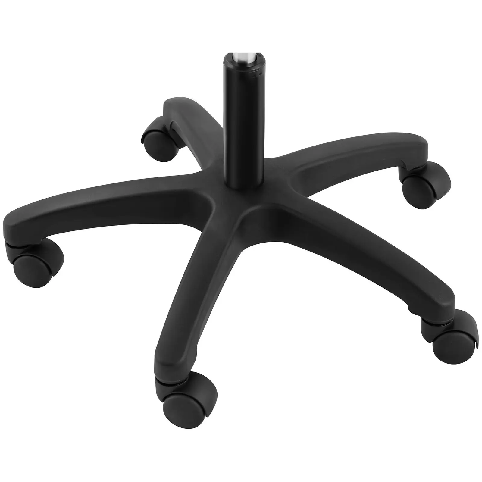 Krzesło szwalnicze - 120 kg - czarne - wysokość 450 - 590 mm