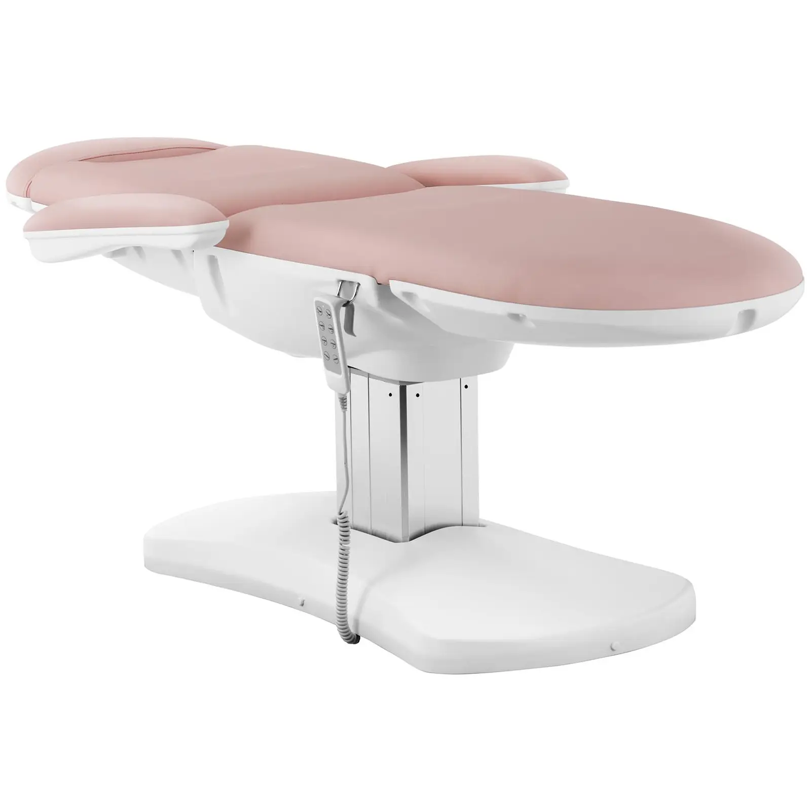 Fotel kosmetyczny i krzesło siodłowe - różowy, biały
